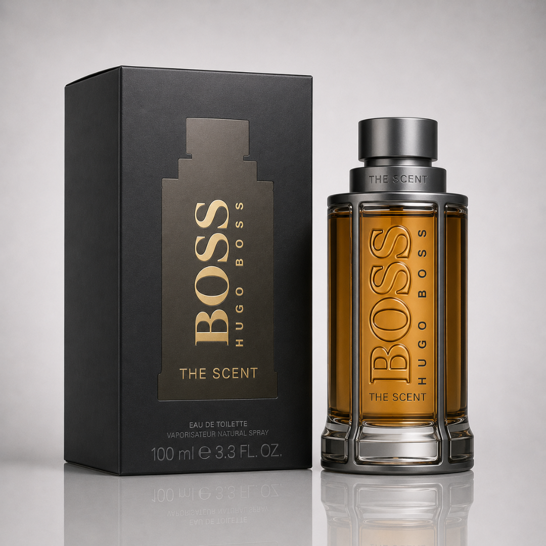 Combo of 3 men’s perfumes – Boss Bottled Infinite, Boss The Scent, and Boss Bottled