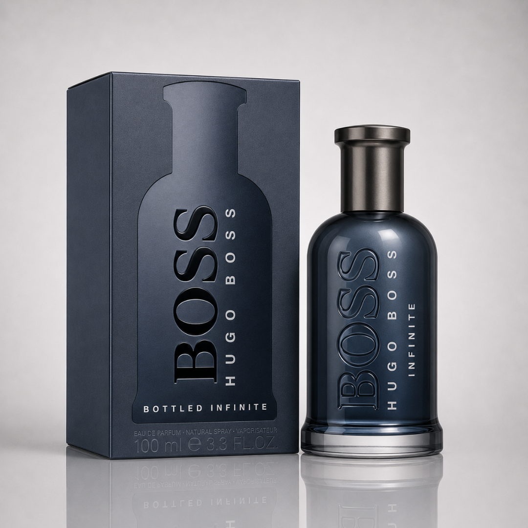 Combo of 3 men’s perfumes – Boss Bottled Infinite, Boss The Scent, and Boss Bottled