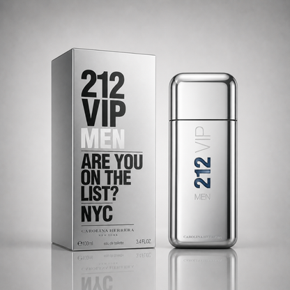 Combo of 3 men’s perfumes – 212 VIP Men, Ferrari Black, and Bvlgari In Black