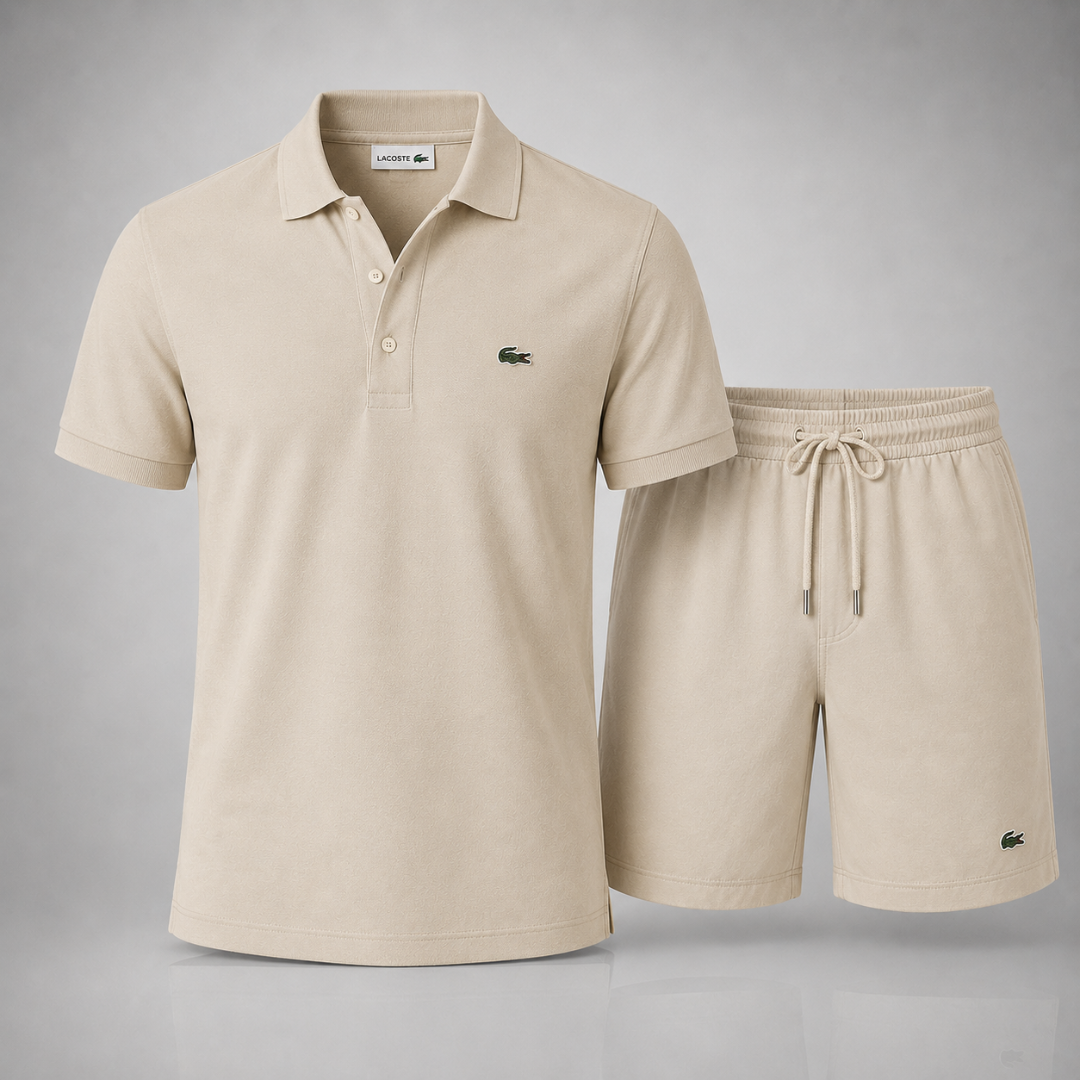Lacoste Summer Set: Polo Shirt + Suede Shorts