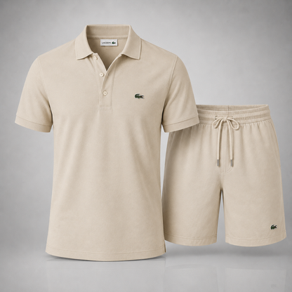 Lacoste Summer Set: Polo Shirt + Suede Shorts