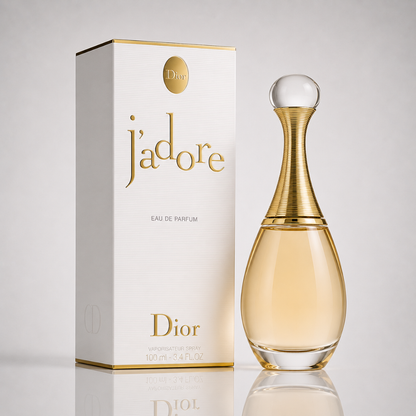 Combo of 3 women’s perfumes – Scandal by Jean Paul Gaultier, J’adore by Dior, and La Vie Est Belle by Lancôme