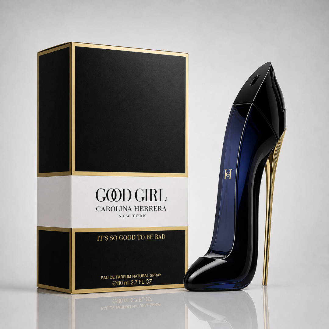Combo of 3 Women's Perfumes – Good Girl by Carolina Herrera, No. 5 by Chanel, and Fame by Paco Rabanne