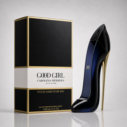 Combo of 3 Women's Perfumes – Good Girl by Carolina Herrera, No. 5 by Chanel, and Fame by Paco Rabanne