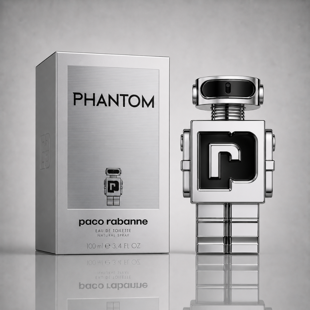 Combo of 3 men’s perfumes – Dylan Blue by Versace, Phantom by Paco Rabanne, and Ultra Male by Jean Paul Gaultier