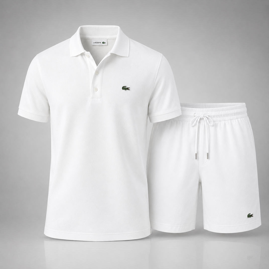 Lacoste Summer Set: Polo Shirt + Suede Shorts