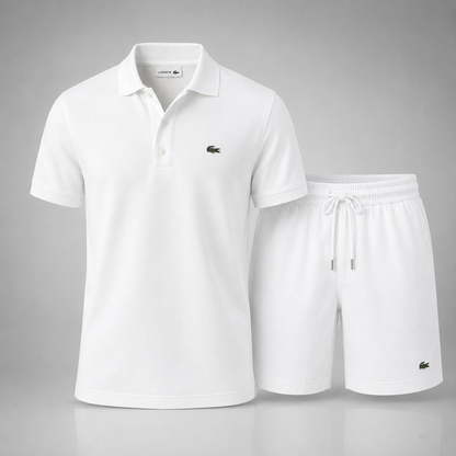 Lacoste Summer Set: Polo Shirt + Suede Shorts