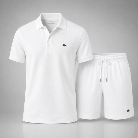 Lacoste Summer Set: Polo Shirt + Suede Shorts