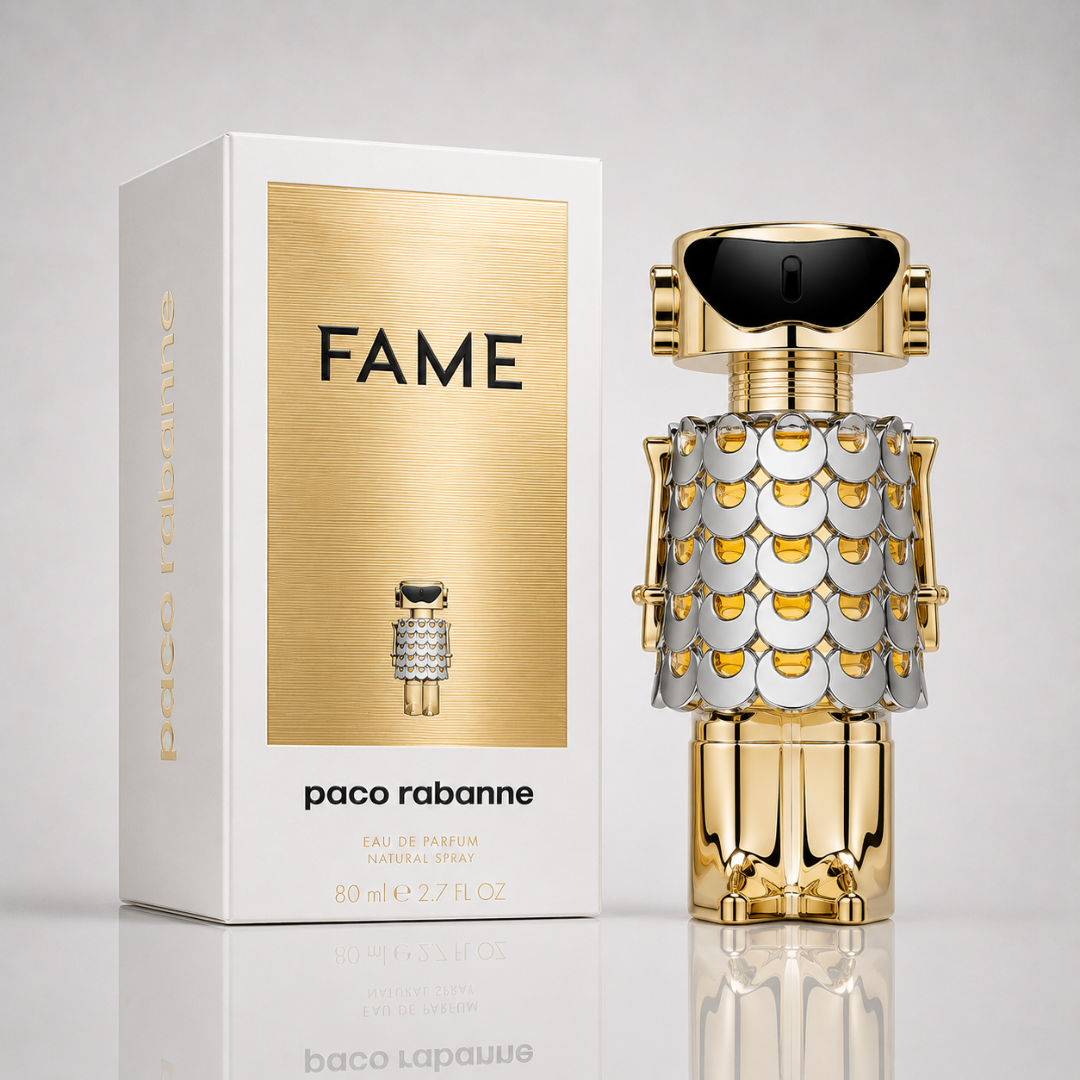 Combo of 3 Women's Perfumes – Good Girl by Carolina Herrera, No. 5 by Chanel, and Fame by Paco Rabanne