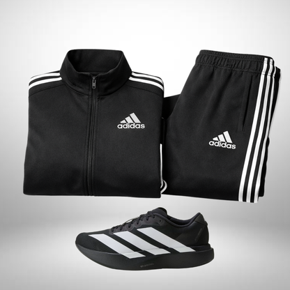 Adidas Set: Hoodie + Pants – Includes Free Adidas Adizero Evo Shoes