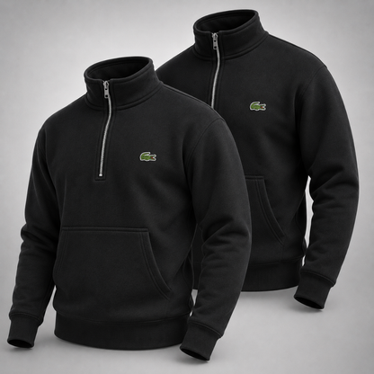 Lacoste Set: 2 Half-Zip Pullovers – Comfortable and Stylish