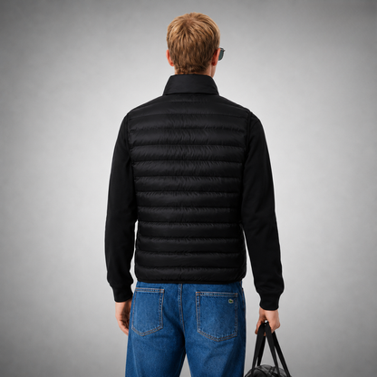 Lacoste Premium Set: Vest + Turtleneck Sweater Set – Includes a Free Dior Sauvage (100 ml)